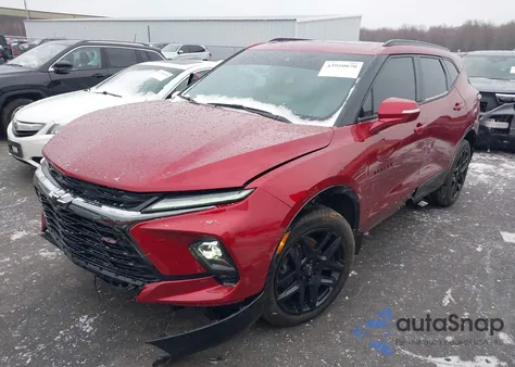 2024 Chevrolet Blazer Awd Rs из США, поврежденный, VIN 3GNKBKRS3RS282411